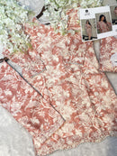 Vs Cod Set 12029 Heavy Reyon With Embroidery Worked Pakistani Pret Kurti