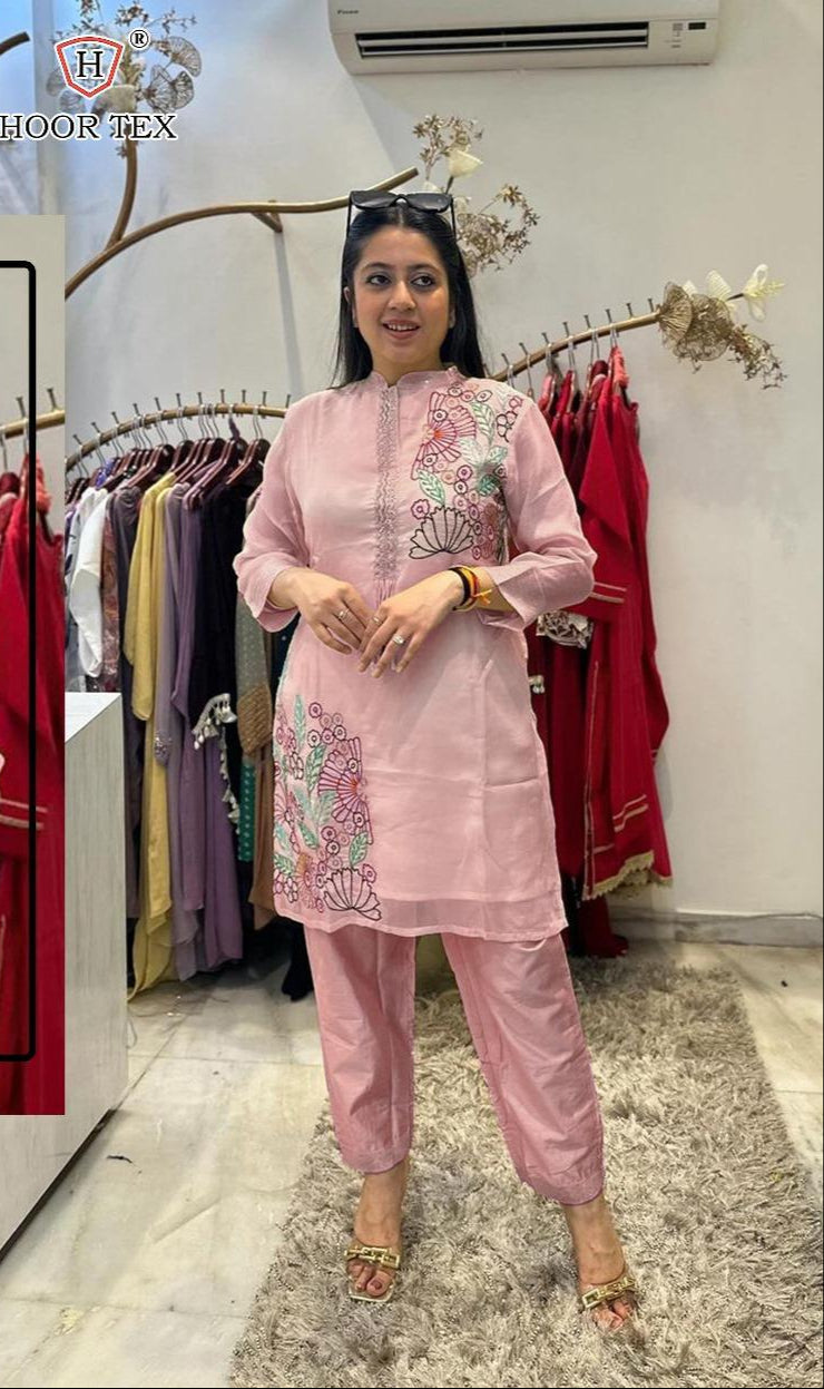 Hoor Tex Hf 61 D Readymade Imported Corien Pakistani Cor Set