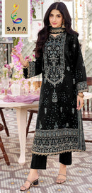 Safa Creation 919 D Premium Georgette With Embroidery Latkan And Back Side Work Pakistani Suits
