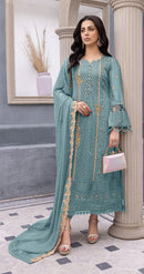 Fepic Rosemeen C 1586 B Georgette Embroidered Handworked Classic Pakistani Suits