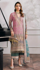 Husnara 14054 C Georgette With Heavy Emboridery Worked Pakistani Suits