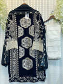 Vs 12002 Readymade Designer Stylish Heavy Embroidered Tunic Enhance Pakistani Pret