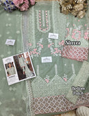Noor Jahan NJ 56 Organza Fabric With Heavy Embroidery Khatli Worked Pakistani Suits