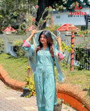 Aasha 1079 Heavy Reyon With Self Embroidery Worked Pakistani Suits