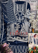 Zarqash Z 3096 B Georgette Fabrics Fancy Heavy Embroidered Daimond Work Pakistani Suits
