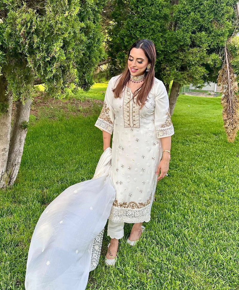 BE 305 Designer Wear Trending Sequance Embroidered Worked Pakistani Suits