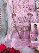 Zaha 10216 B Ramsha Georgette With Heavy Embroidered Nd Back Worked Pakistani Suits