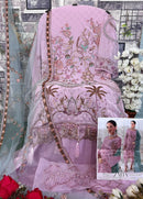 Zaha 10216 B Ramsha Georgette With Heavy Embroidered Nd Back Worked Pakistani Suits