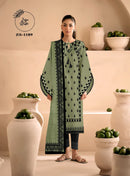 Zoya Studio ZS 1189 B  Readymade Satin Georgotte Delicate Embroidery Latkan Pakistani Pret