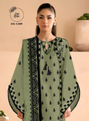 Zoya Studio ZS 1189 B  Readymade Satin Georgotte Delicate Embroidery Latkan Pakistani Pret