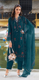 Fepic Rosemeen C 1934 Organza Embroidered With Beautiful Hand Work Pakistani Suits