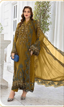 Fepic Rosemeen C 1943 Organza Embroidered With Hand Worked Beautiful Pakistani Suits