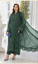 Fepic Rosemeen C 1943 B Organza Embroidered With Hand Worked Beautiful Pakistani Suits