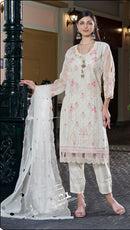 Fepic Rosemeen C 1831 Organza Embroidered Worked Stylish Pakistani Suits