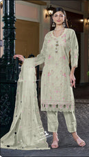 Fepic Rosemeen C 1831 B Organza Embroidered Worked Stylish Pakistani Suits