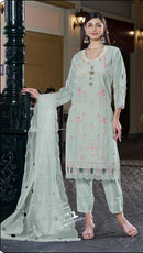 Fepic Rosemeen C 1831 D Organza Embroidered Worked Stylish Pakistani Suits