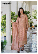 Zaveri Aanaya Premium Soft Organza Emboidery Work Party Wear Stylish Kurti