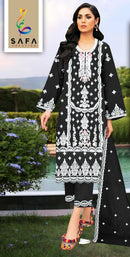 Safa Creation 1027 Premium Orgenza With Zarkhan Diamond And Elegant Embroidery Pakistani Suits