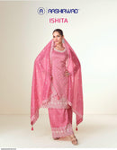 Aashirwad Ishita Premium Tissue Crush Stylish Suits