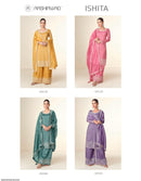 Aashirwad Ishita Premium Tissue Crush Stylish Suits