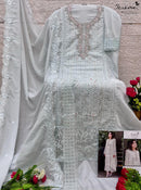 Serine S 446 Fox Georgette Embroidered With Khatli Work Pakistani Suits