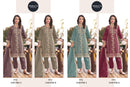 Mehboob Tex 1508 Organza With Embroidery Work With Hand Work Pakistani Suits