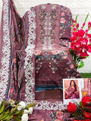 Taj 576 Pure Cotton Print With Heavy Embroidery Worked Pakistani Suits