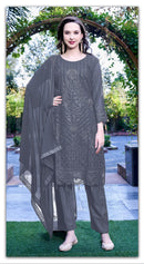 Shanaya S 202 D Fox Georgette Embroidery Sequence Work Additional Hand Khatali Handwork Pakistani Suits