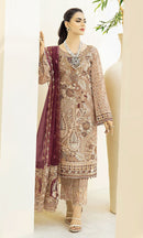 Cosmos Aayra 011 Fox Gorget With Heavy Embroidery Hand Work On Neck Pakistani Suits