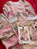 Mehboob Tex 1533 A Pure Cotton Print Embrodairy Patch Work Pakistani Suits