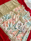 Ziaaz Designs Code 707 Organza Embroidery Diamond Work Semi Stitched Pakistani Outfit