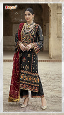 Fepic Rosemeen C 1723 Organza Embroidered With Hand Worked Pakistani Suits