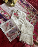 Ziaaz Designs Code 579 Rayon Very Heavy Embroidered All Over Semi Stitched Pakistani Outfit