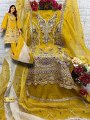 Fepic Rosemeen C 1961 Organza Embroidered Worked Pakistani Suits