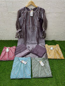 Laxuria 1457 Designer Stylish Tunic Classic Heavy Handwork Pret Collection