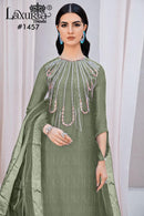 Laxuria 1457 Designer Stylish Tunic Classic Heavy Handwork Pret Collection