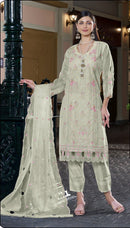 Fepic Rosemeen C 1831 B Organza Embroidered Worked Pakistani Suits