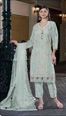 Fepic Rosemeen C 1831 D Organza Embroidered Worked Pakistani Suits