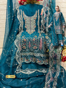 Fepic Rosemeen 1920 Organza Embroidered Worked Pakistani Suits