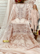 Fepic Rosemeen C 1859 B Kota Checks Embroidered Worked Pakistani Suits