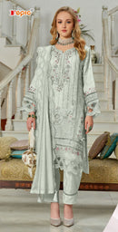 Fepic Rosemeen C 1859 Kota Checks Embroidered Worked Pakistani Suits