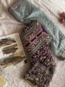 Ziaaz Designs Code 763 Georgette Heavy Handwork Embroidred Semi Stitched Pakistani Outfit