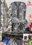 Aasha 1146 C Pure Cotton With Print With Exclusive Patch Work Emboridery Work Pakistani Suits