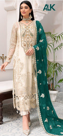 Al Khushbu 2034 Georgette With Heavy Embroidered  Worked Pakistani Suits