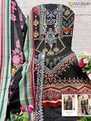 Al Zohaib 1184 Pure Cotton Print With Heavy Embrodairy Patches Worked Pakistani Suits