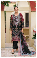Al Zohaib 1184 Pure Cotton Print With Heavy Embrodairy Patches Worked Pakistani Suits