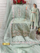 Fepic C 1955 C Organza Embroidered With Hand Worked Pakistani Suits