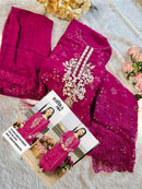 Johra Tex 133 H Fox Georgette Embroidered Worked Pakistani Suits