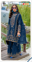 Fepic C 1918  Organza Embroidered Heavy Khatli Worked Pakistani Suits