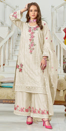 Fepic C 1947 C Organza Embroidered Worked Pakistani Suits